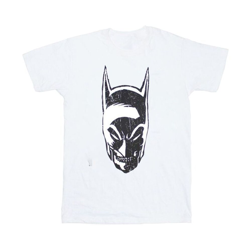Batman Unisex Adult Snarl T-Shirt / White